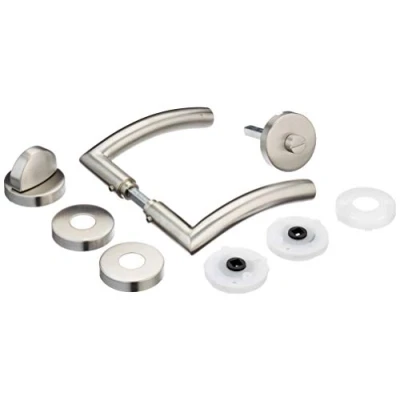 Image of Alpertec 28020640 Peking II R Stainless Steel for Bathroom Doors Toilet Handle Set Door Fittings New