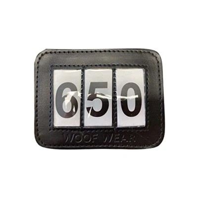 Image of Woof Wear Bridle Number Holder Black Waterproof Sprayproof