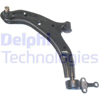 Image of 54501F4600 Suspension Arm DELPHI TC1297 with ball joint Left, Lower Control Sheet Steel NISSAN: Almera II Hatchback