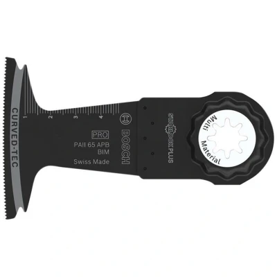 Image of Bosch 10x PRO Multi Material PAII 65 APB Multitool Blade (for Wood with Nails, Metal Sandwich, Width mm, Professional Accessory Multitool)