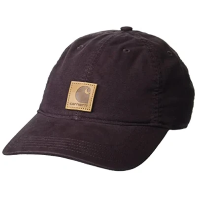 Image of Carhartt Men&#039;s Canvas Cap, BlackBerry, OFA