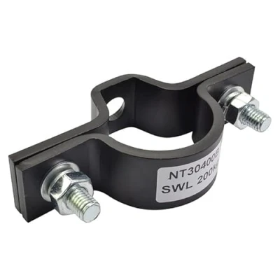 Image of Lighting Bar Fixing Clamp For Suspending 48 50mm Tube Black Finish