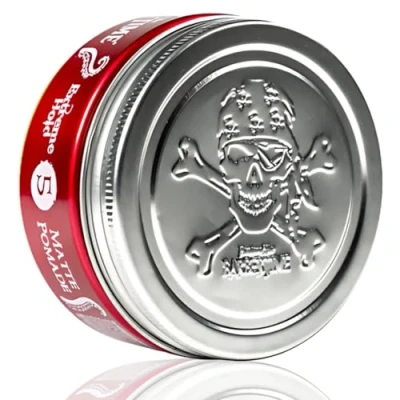 Image of BARBERTIME Hair Styling Matte Clay Wax No5 Pomade Texture Natural Messy Look Extreme Hold 150 ml