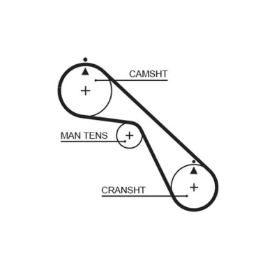 Image of 897143724 Timing Belt GATES FleetRunner Micro V Stretch Fit 5530XS 104 991mm 22mm