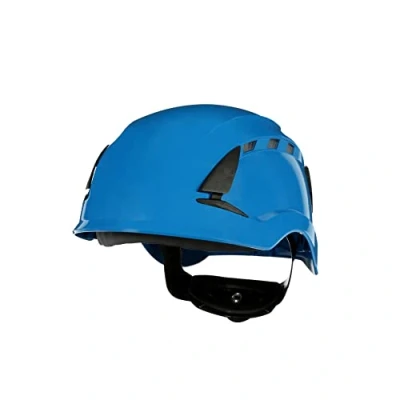 Image of 3M SecureFit X5500 Safety Helmet, Vented, CE, Blue, X5503V CE