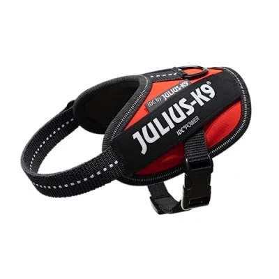 Image of Julius K9, 16IDC R B2, IDC Powerharness, dog harness, Size: Baby 2, Red