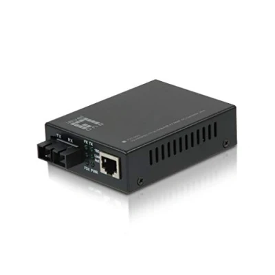 Image of LevelOne FVT 2001 Network Media Converter 100 Mbit/s 1310 nm / Multi Mode 10/100TX &gt; 100FX SC MM/2 km/h Black