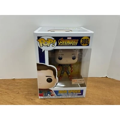 Image of Funko POP! Infinity War Iron Spider (Unmasked) Vinyl Figure 10 cm
