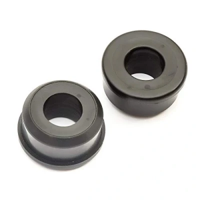 Image of 2x Plastic Reducer Bushes 1&quot; / 25mm to 1/2&quot; 13mm Axle Bore Wheelbarrow Barrow