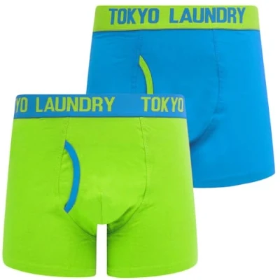 Image of Tokyo Laundry Men&#039;s 2 Pack Stretch Cotton Boxer Shorts