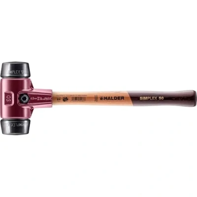 Image of Halder 3002050 50 mm 3002 Rubber&quot;Simlpex&quot; EH Soft Face Mallet Multi Colour