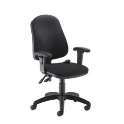 Image of Calypso Ergo 2 Lever With Lumbar Pump + Adj Arms CH2810BK+AC1040