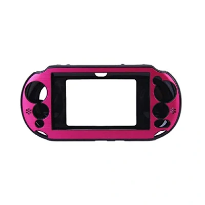 Image of OSTENT Colorful Aluminum Metal Skin Protective Cover Case Compatible for Sony PS Vita PSV PCH 2000 Color Rose Red