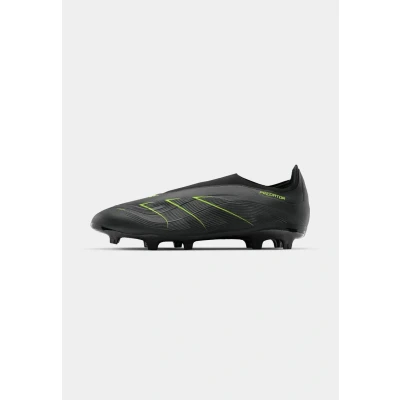 Image of adidas Unisex Predator League Laceless Firm Multi Ground Football Boots, Core Black/Carbon/Lucid Lemon, 11.5 UK