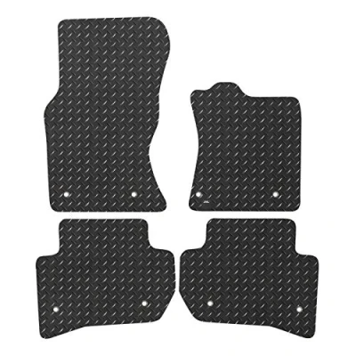 Image of Fully Tailored Rubber Car Mat Set for 4