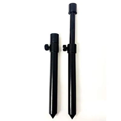 Image of 2 x 20 30cm Thick 16mm Black Carp Coarse Ali BankSticks Bank Sticks Lidsters Fishing Supplies LTD