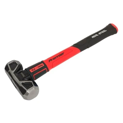 Image of Sledge Hammer with Fibreglass Shaft 4lb Short Handle