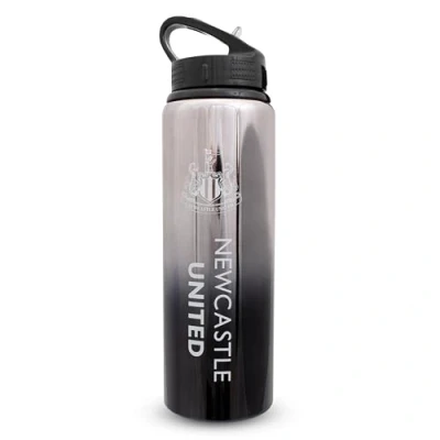 Image of Hy Pro Officially Licensed Newcastle F.C 750ml Aluminium UV Bottle Integrated Folding Straw, Neochrome Finish, Leakproof, Lightweight, BPA Free