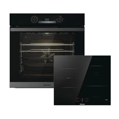Image of Hisense BI60651HIBUK Built In Electric Single Oven and Induction Hob Pack A+ Rated