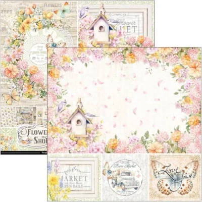 Image of Ciao Bella 8&quot;x8&quot; Flower Shop Paper Pad