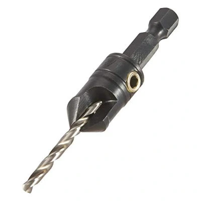 Image of Trend Snappy 12.7mm Tool Steel Countersink with 3.2mm HSS Drill, Quick Release System, Ideal for Woodplugs, SNAP/CS/10A, Silver