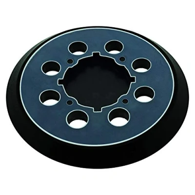 Image of 1 x SabreCut OSSCS003 125mm Medium 8 Hole Random Orbital Sander Hook &amp; Loop Backing Pad Compatible with DeWalt DWE6423 6423K DWE6421 6421K DCW210B
