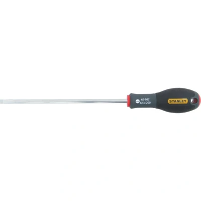 Image of Stanley Fat Max Screwdriver Flared 10X200Mm Black And Red
