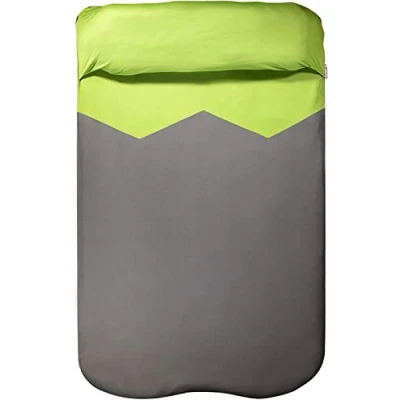 Image of Klymit Unisex&#039;s V Sheet Double Sleeping Pad Cover, Green/Grey, One size