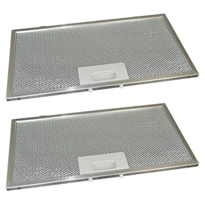 Image of Ufixt 2 x Cooker Hood Metal Grease Filter 329mm 177mm Fits LG, Meneghetti, Mercury, MFI, Moffat and Morphy Richards