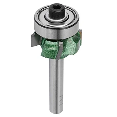 Image of R1/R2/R3 Woodworking Milling Cutter 4 Teeth Trimming Edge Trimmer Router Bit Tungsten Steel for After Banding(1/4 * R1)