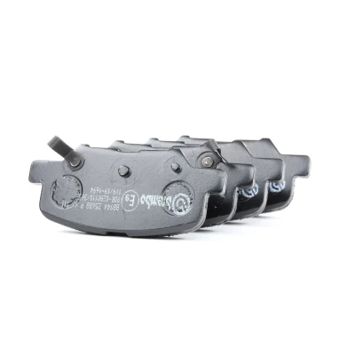 Image of 440A1W060P, 4605A802, 4605A998, 4605B070, 4605B071 Brake pad set BREMBO P 61 111 with acoustic wear warning without accessories MAZDA: 6 Saloon