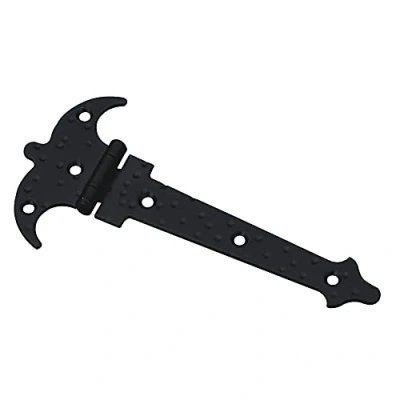 Image of Amig 2 Blade Hinge Black Mod.551 Steel Finish in Forging Style for Smooth Hinged Doors Exterior and Interior Entrance Passage Cabinets 120 x 73 1.5 mm