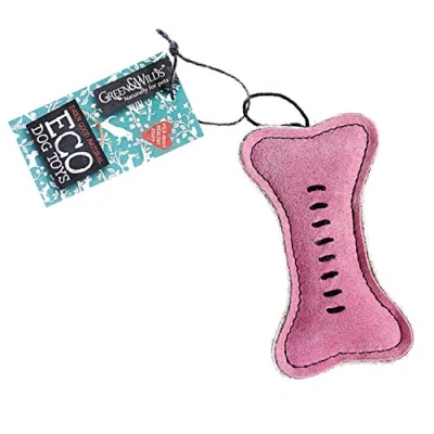 Image of Green &amp; Wilds Pinkie Bone Eco Dog Toy