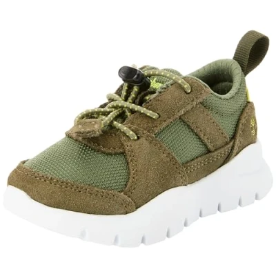 Image of Timberland Boroughs Project Sneaker (Toddler), Dark Green Suede, 4.5 UK