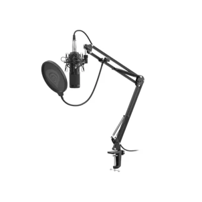 Image of Genesis Radium 300 Studio XLR Professional Microphone with Arm and Pop Filter, Connection, Cardiode