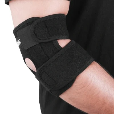 Image of ETSYRE Elbow Support for Men &amp; Women Compression Tennis Brace Sleeve Elbow, Golfers Arthritis, and Injury Recovery Adjustable