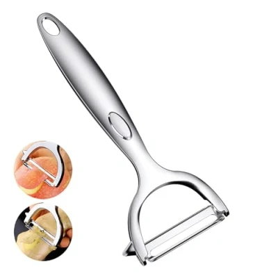 Image of YPYMOD Potato Peeler, Y Stainless Steel for Kitchen Vegetables Fruits(Silver)