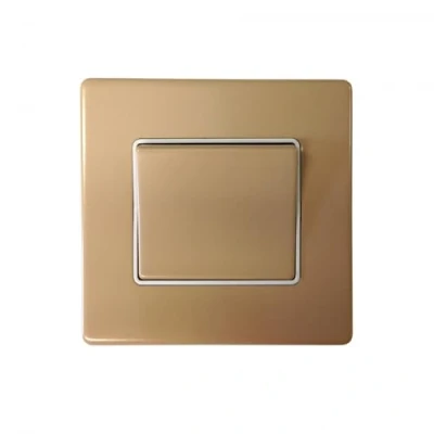 Image of MK K23473 CHM W Aspect 1G 20A SP 2 Way 50 x 44mm, Champagne