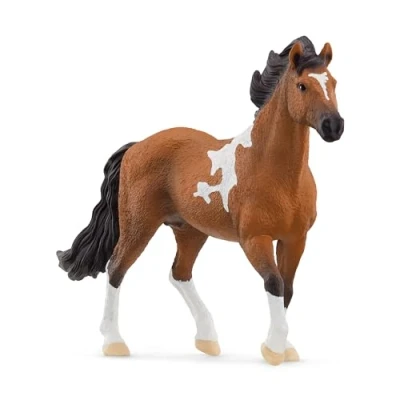 Image of schleich 13978 HORSE CLUB Mangalarga Marchador Stallion Figurine for ages 5+, Black