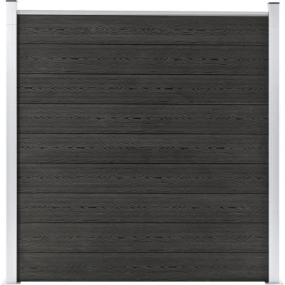 Image of vidaXL Garden Fence WPC 180x186 cm Grey
