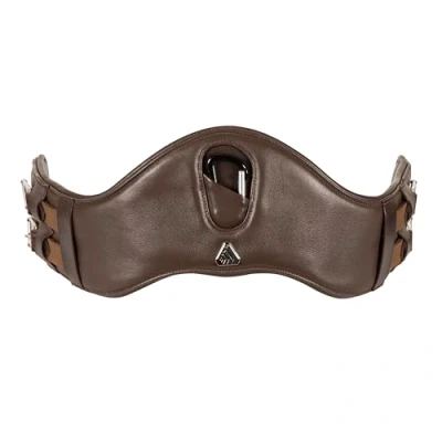 Image of Shires Velociti Lusso Dressage Girth Havana 28&quot;
