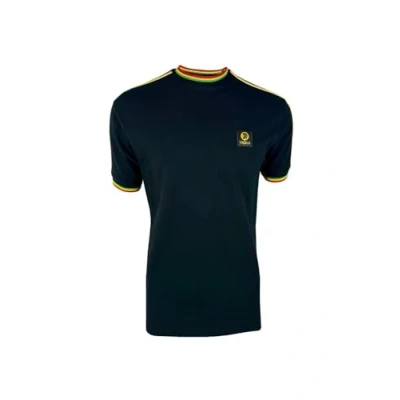 Image of Trojan Three Colour Tipped Pique Polo TC/1042 Black XL