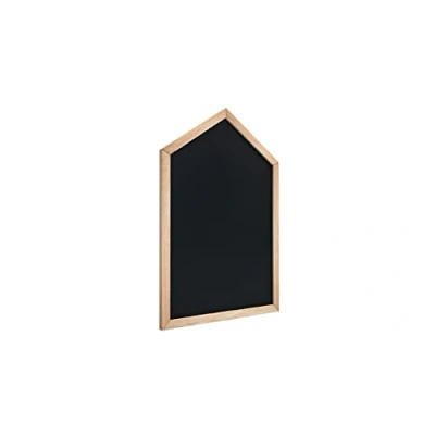 Image of ALLboards House Shape Magnetic Dry Erase Whiteboard 90x60 cm, with Wooden Frame, Notice Board for Home