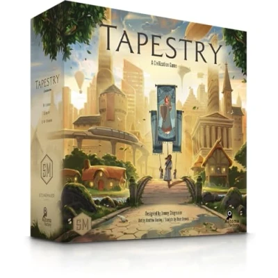 Image of Stonemaier Games, Tapestry Board Game, Ages 14+, 1 5 Players,90 120 Minutes Playing Time