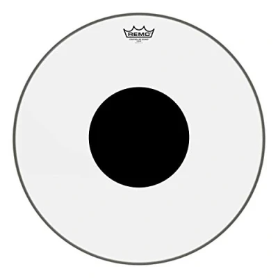 Image of Remo CS BLACK DOT 20&quot; CLEAR 0320 10