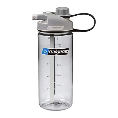 Image of Nalgene Sustain Multidrink Water Bottle Transparent 20oz