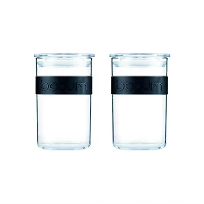 Image of BODUM K11828 01SA Storage Jar, Black, 0.6 l