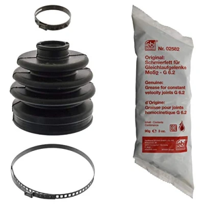 Image of 04438YZZA1 CV Boot FEBI BILSTEIN 100288 transmission sided, Front Axle Left Rubber TOYOTA: Avensis II Hatchback