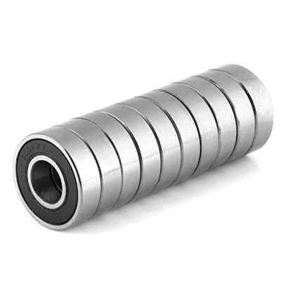 Image of 10pcs 6001 2RS Radial Ball Bearings Deep Groove Rubber Sealed (12x28x8mm)