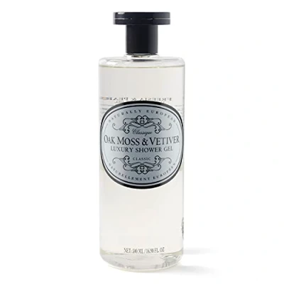 Image of Naturally European Oak Moss and Vetiver Shower Gel, Earthy Floral Scent, Leaves Skin Soft, Supple Hydrated, Suitable for Sensitive 500ml